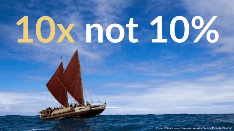 10x Not 10%