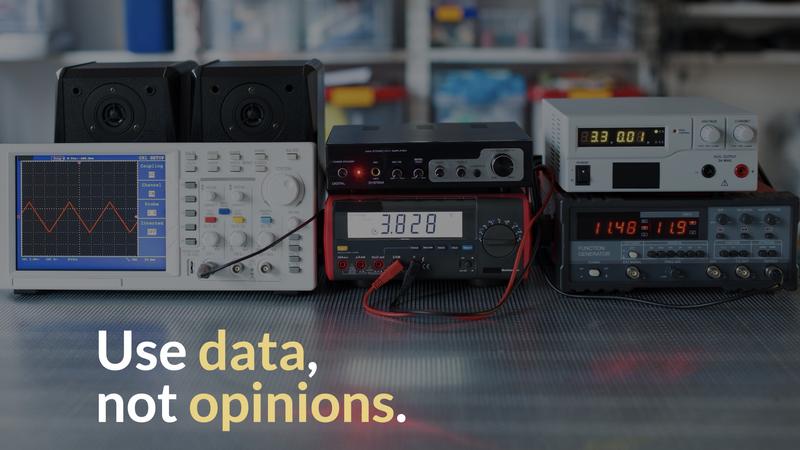 Use data, not opinions