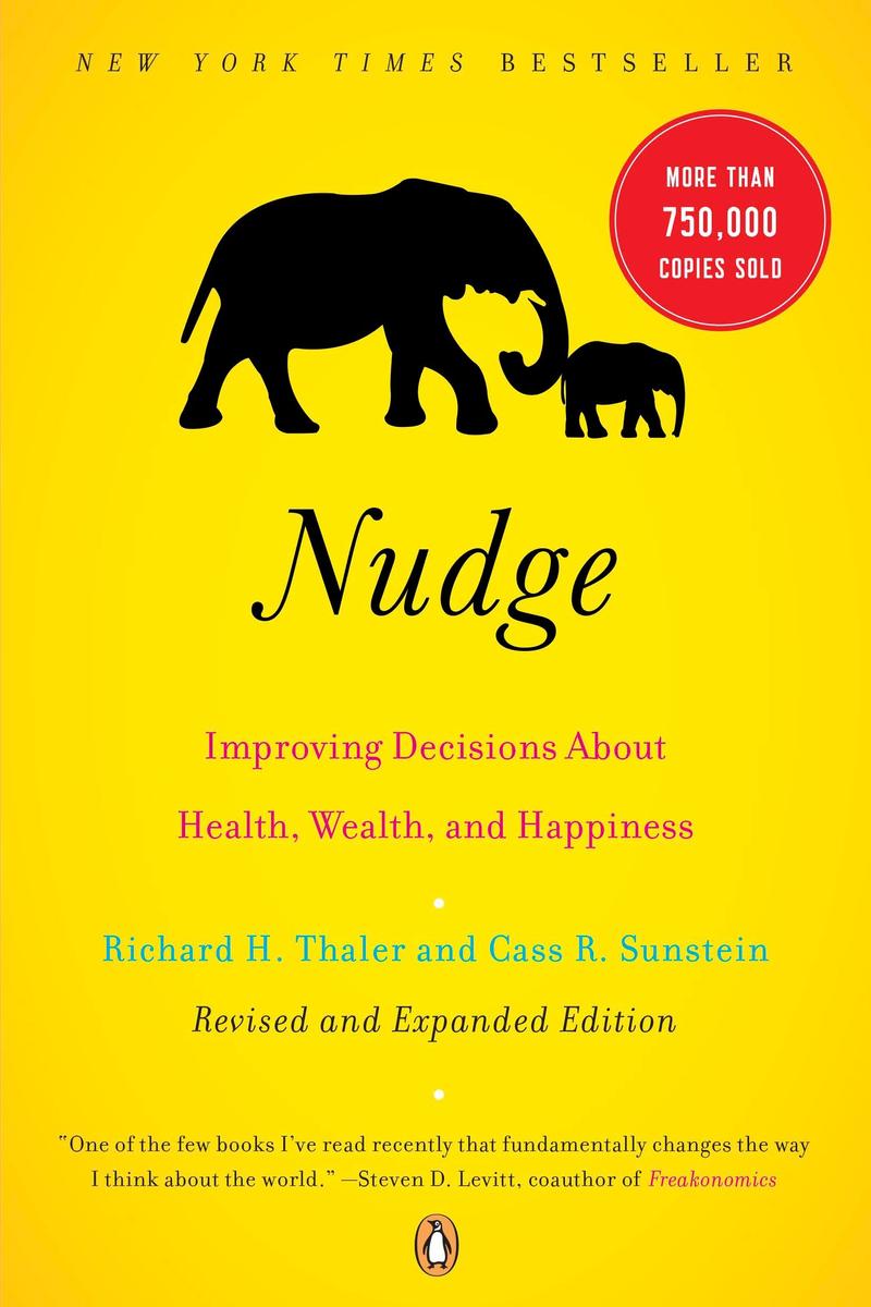 Nudge by Richard Thaler and Cass Sunstein cover image