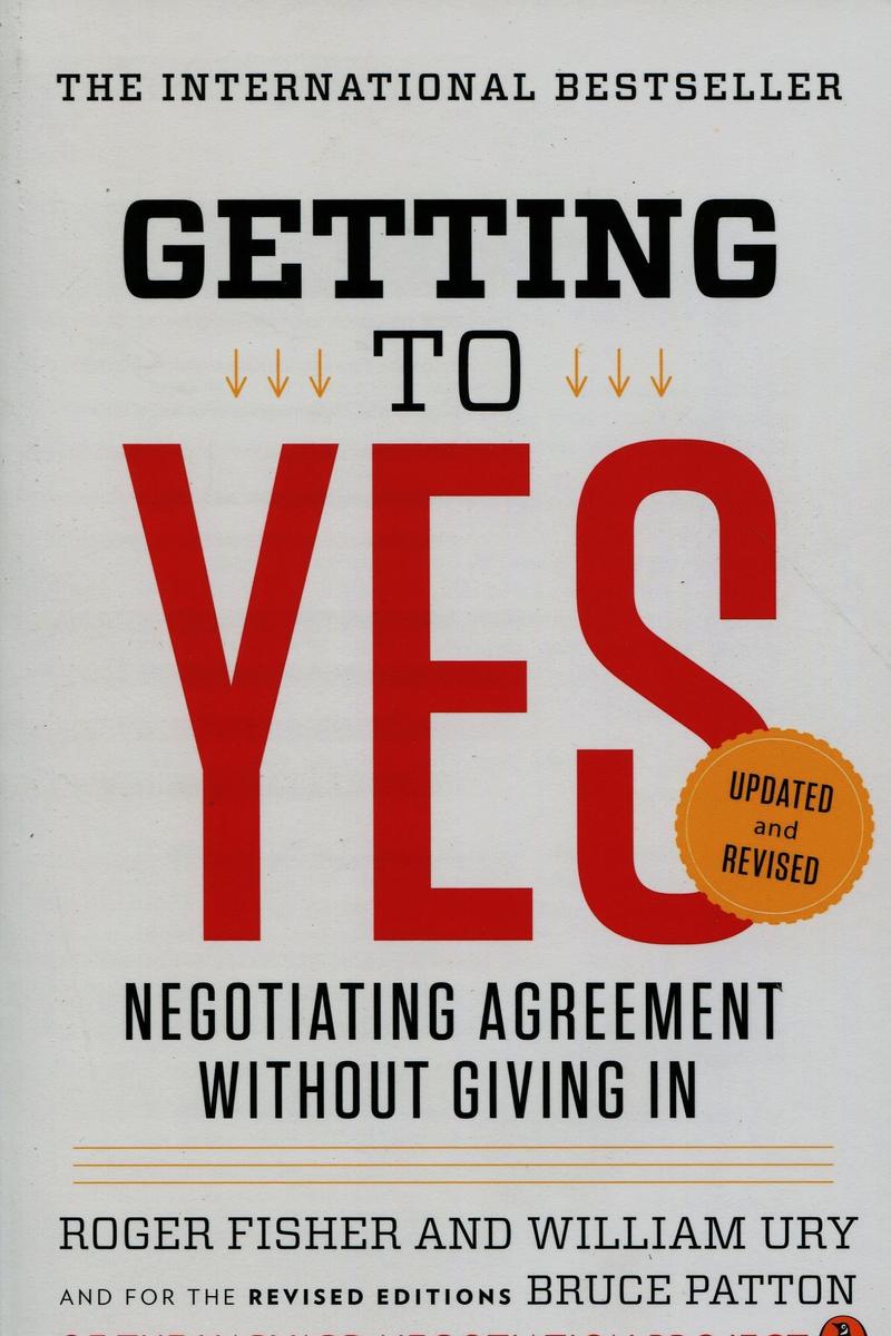Getting To Yes by Roger Fisher and William Ury cover image