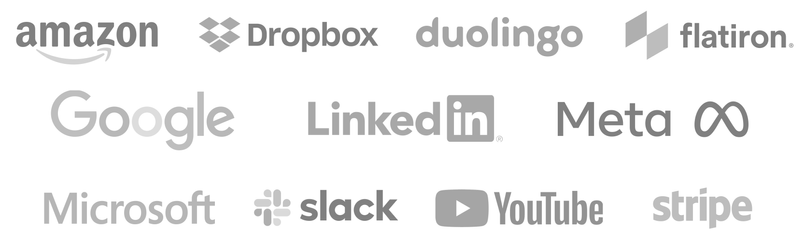Logos of coaching clients