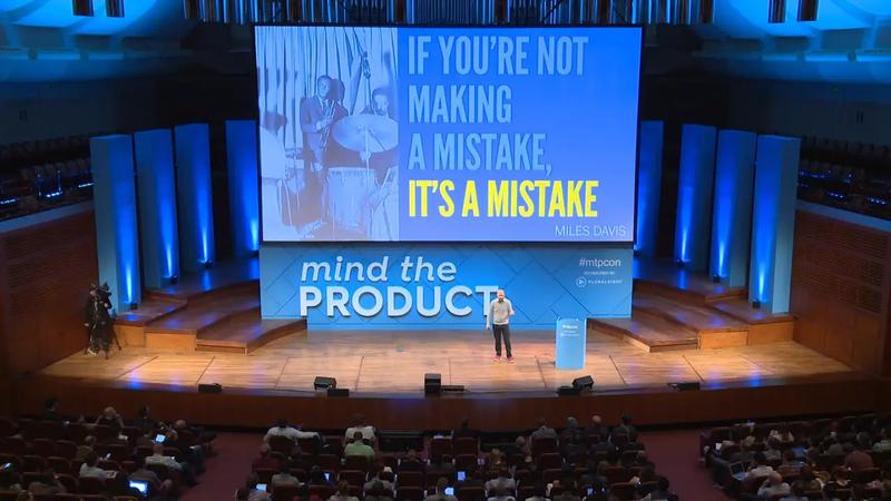 Ken Norton onstage at Mind the Product San Francisco, 2016