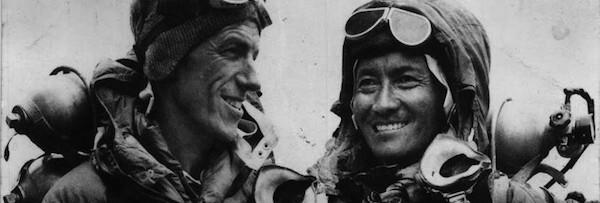 Tenzing Norgay with Edmund Hillary