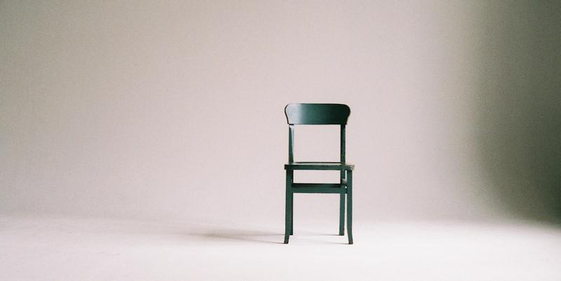 Photo of an empty chair