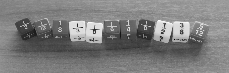 Fraction dice