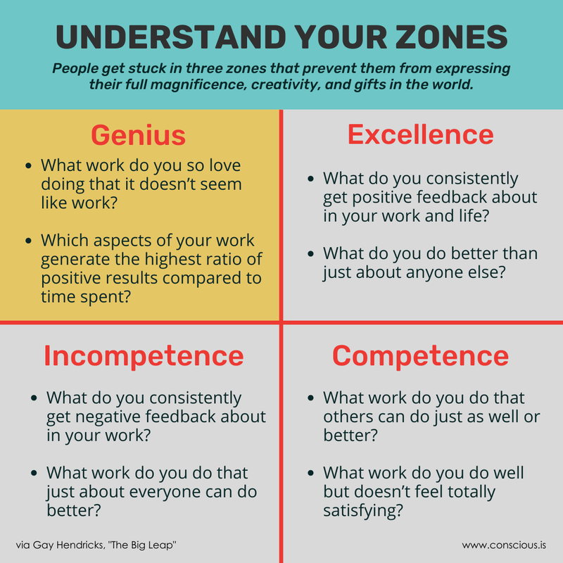 Understand Your Zones: Genius, Excellence, Incompetence, Competence