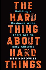The Hard Thing About Hard Things cover